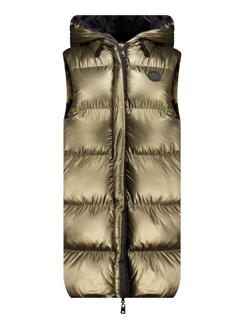 Manteau sans manches réversible 'Deeluxe' Kaki - Kiabi