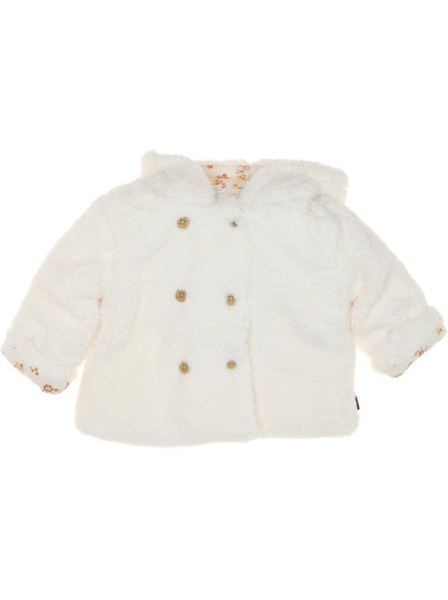 Manteau Sherpa Doux Fille - Kiabi