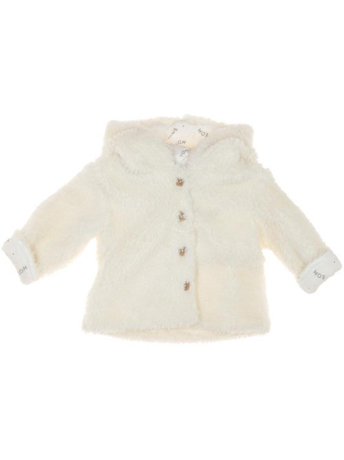 Manteau Sherpa Doux Fille Ematurino - Kiabi