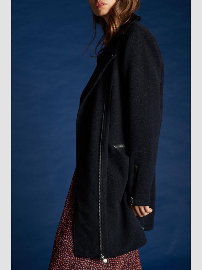 Manteau SOJE 'Le Temps Des Cerises' Bleu - Kiabi