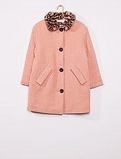 Manteau fille et blouson fille vêtements Fille | Kiabi Manteau mi long Fille adolescente gris Kiabi 17,50€