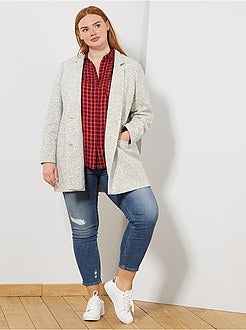 Manteau style drap de laine - Kiabi
