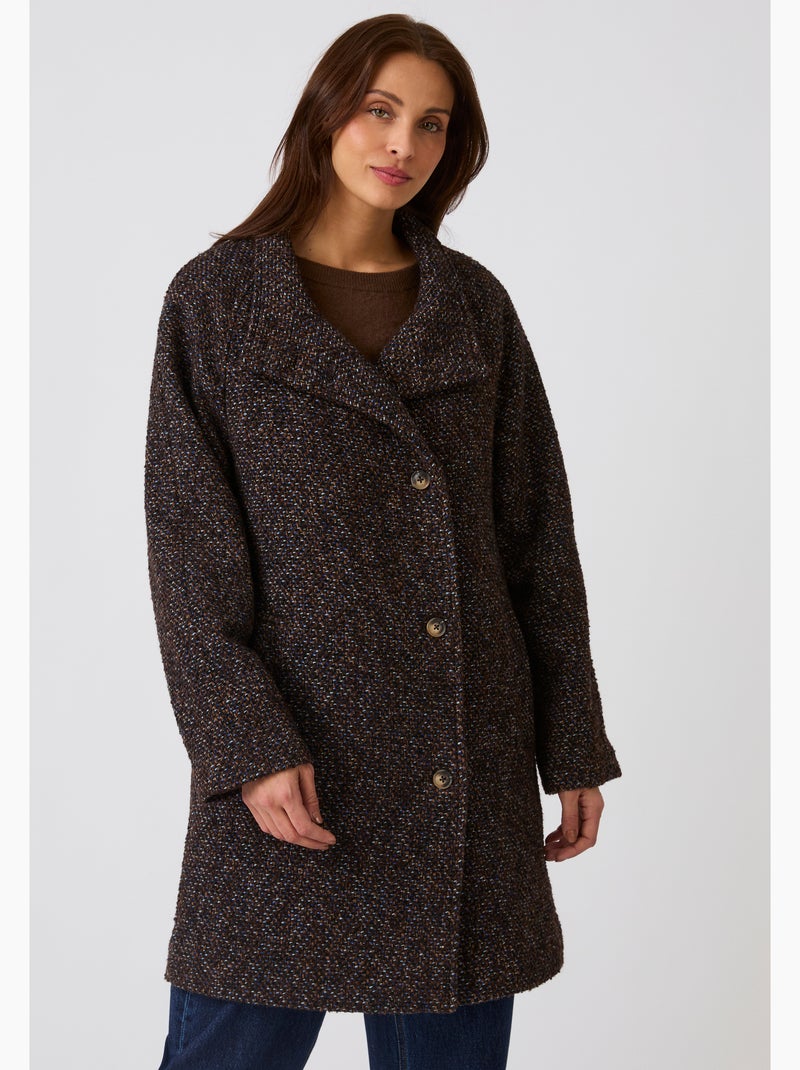 Manteau thermolactyl - damart Marron - Kiabi