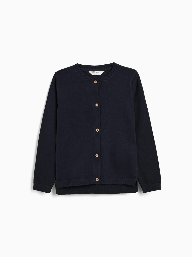 Manteau tricoté MO Fashion Bleu - Kiabi