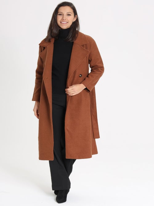 Manteau VANA Camel Manteau - Kiabi