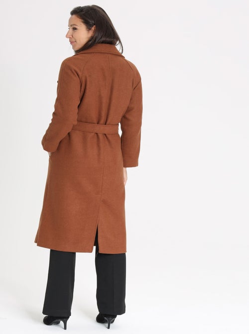Manteau VANA Camel Manteau - Kiabi