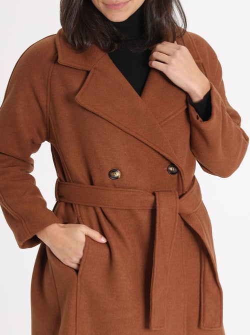 Manteau VANA Camel Manteau - Kiabi