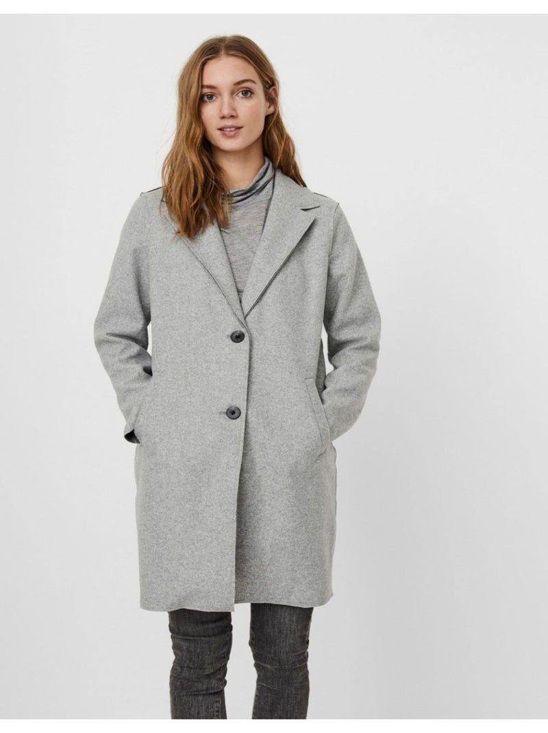 Manteau Vero Moda Gris - Kiabi
