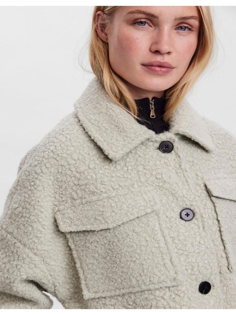 Manteau Vero Moda Vert - Kiabi