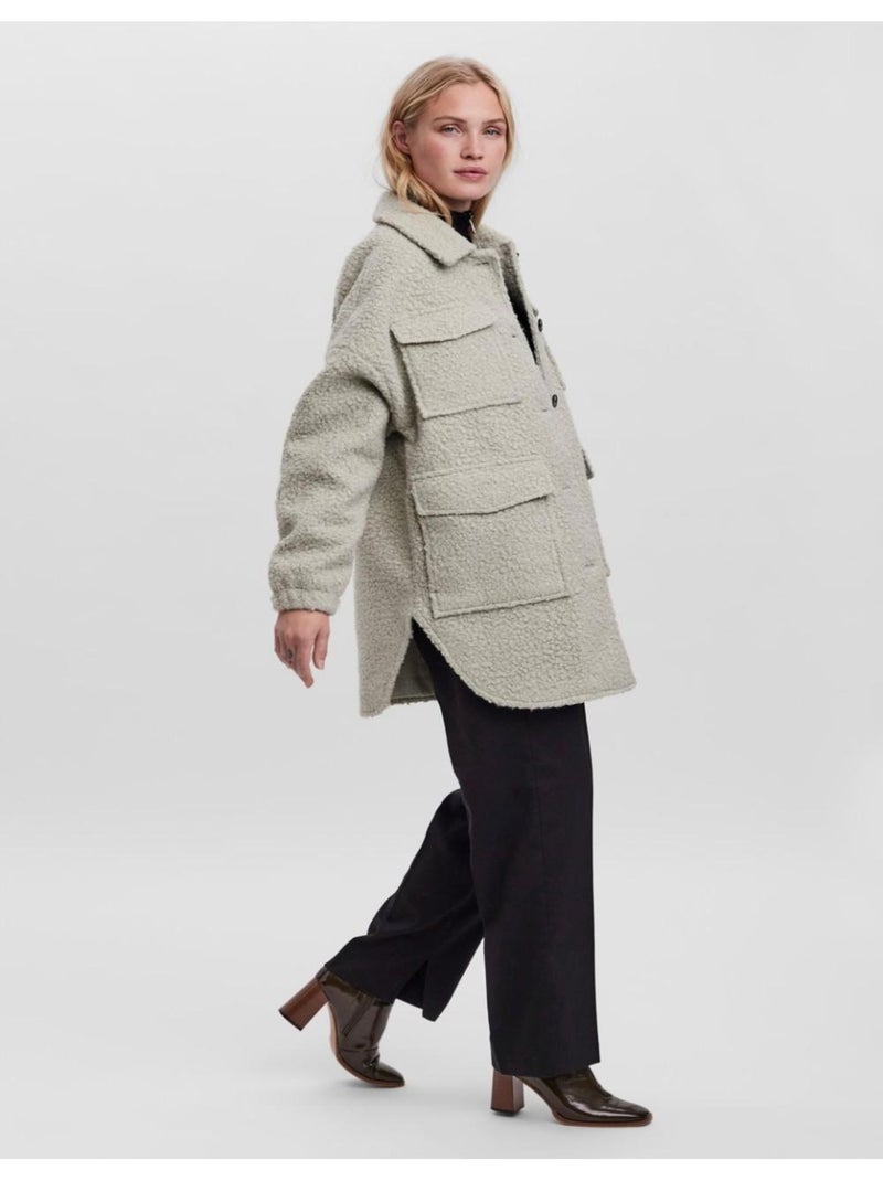 Manteau Vero Moda Vert - Kiabi