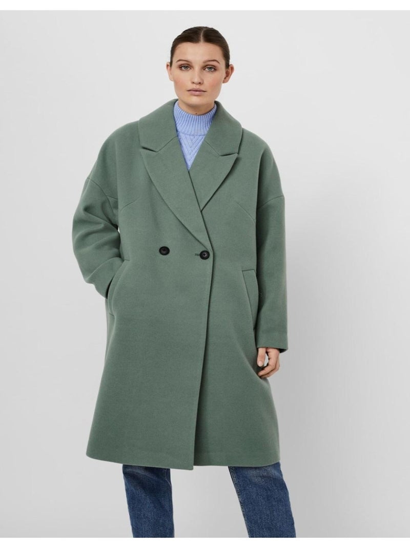 Manteau Vero Moda Vert - Kiabi