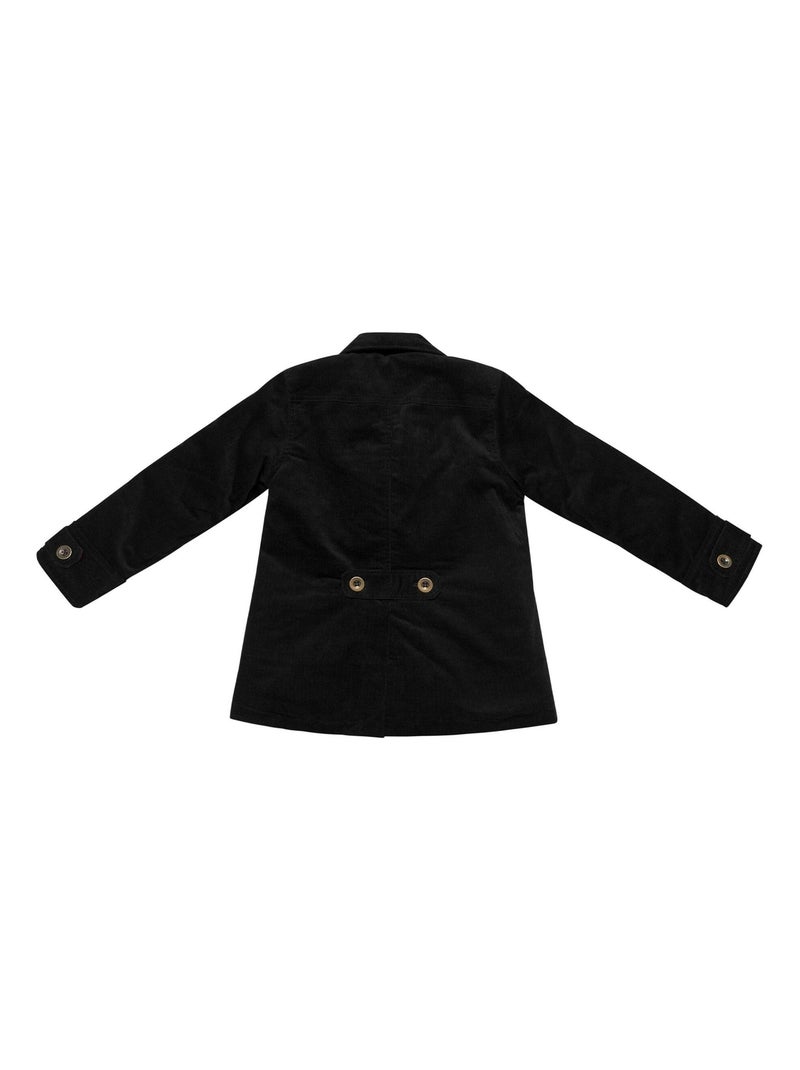 Manteaueau Caban  en Velours   NOTTING HILL - La Faute à Voltaire Gris Noir - Kiabi