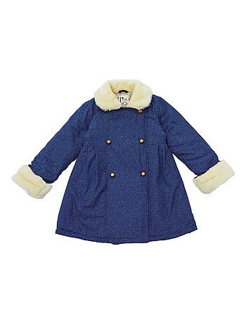 Manteaueau en Laine et Fausse Fourrure ANOUSHKA - La Faute à Voltaire