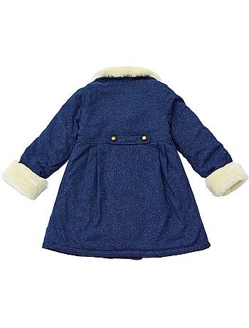 Manteaueau en Laine et Fausse Fourrure ANOUSHKA - La Faute à Voltaire