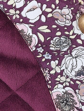 Manteaueau Kimono Court Velours CAPUCINE - La Faute à Voltaire
