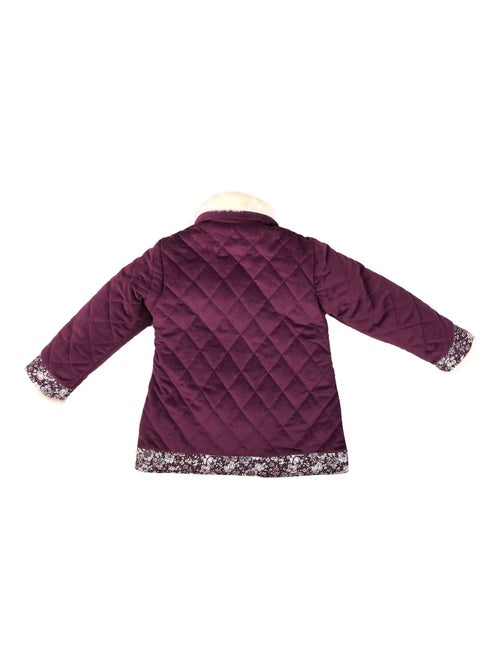 Manteaueau Kimono Court   Velours   CAPUCINE - La Faute à Voltaire - Kiabi