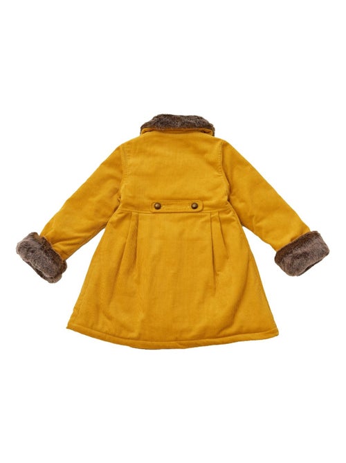 Manteaueau Long   Velours   Col Fausse Fourrure  ANOUSHKA - La Faute à Voltaire - Kiabi