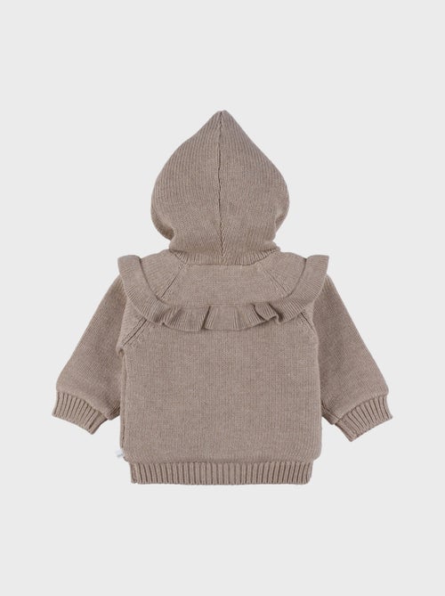 Mantelet en tricot à volants Noukie's - Kiabi