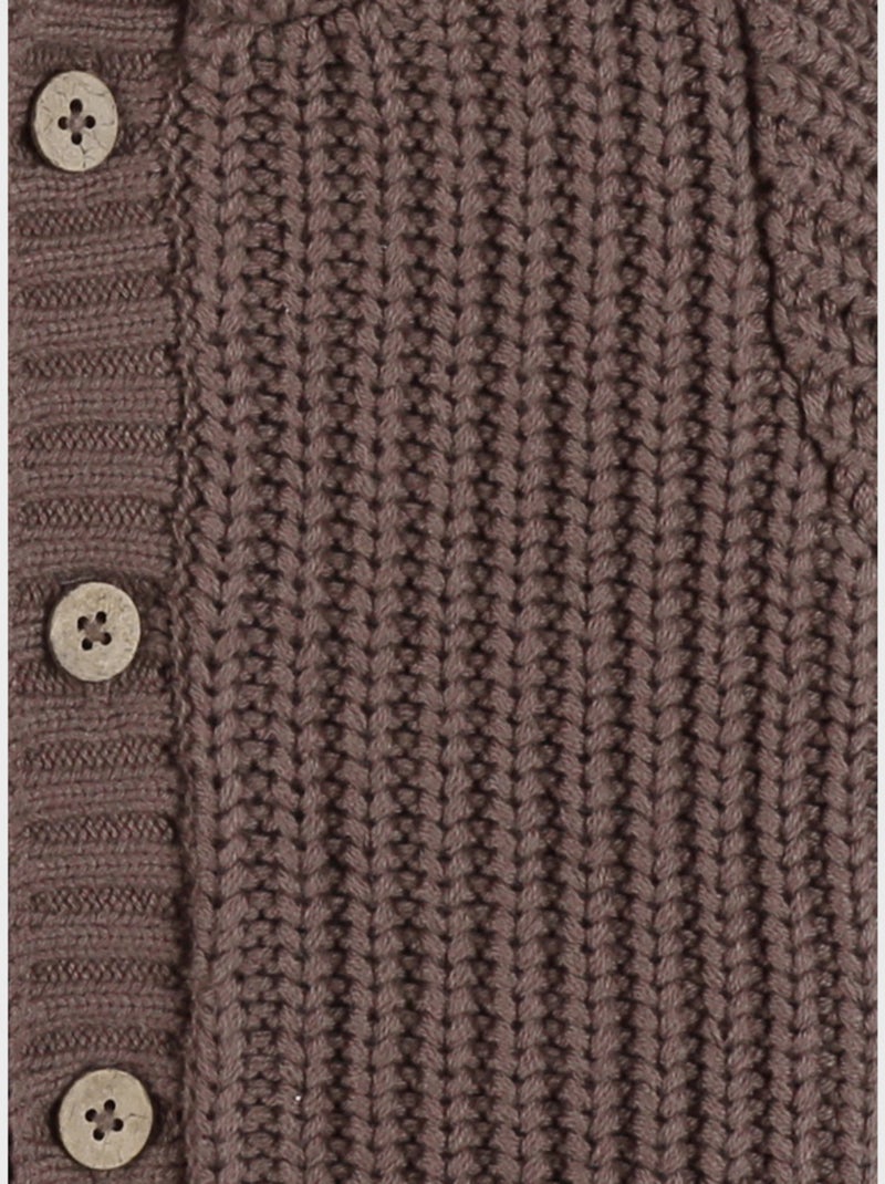 Mantelet en tricot à volants Noukie's Marron - Kiabi