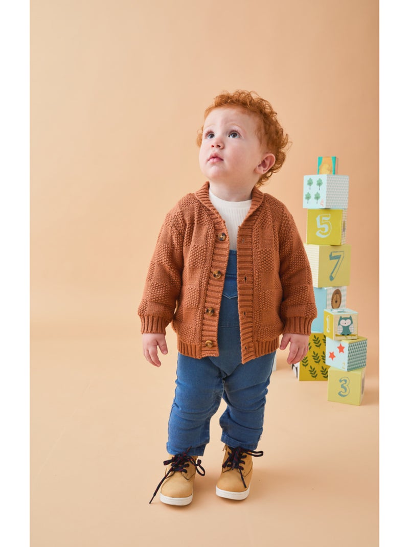 Mantelet en tricot, caramel Noukie's Marron - Kiabi