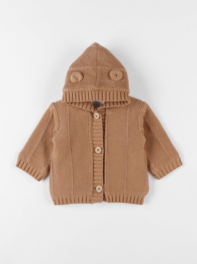 Mantelet en tricot, caramel Noukie's Marron - Kiabi
