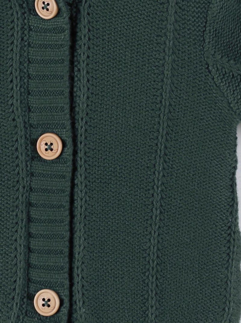 Mantelet en tricot, forêt Noukie's Vert - Kiabi