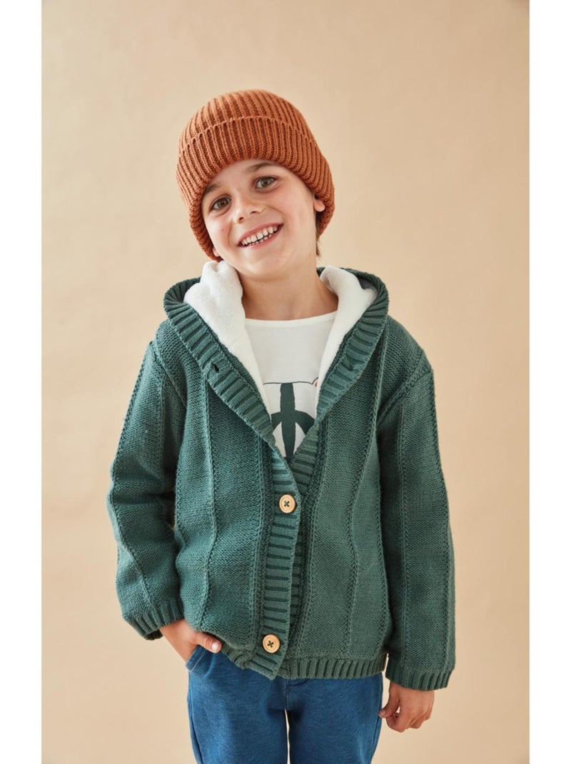 Mantelet en tricot, forêt Noukie's Vert - Kiabi