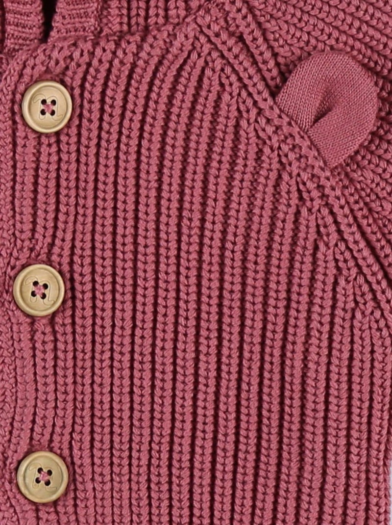 Mantelet en tricot, lie de vin Noukie's Rouge - Kiabi