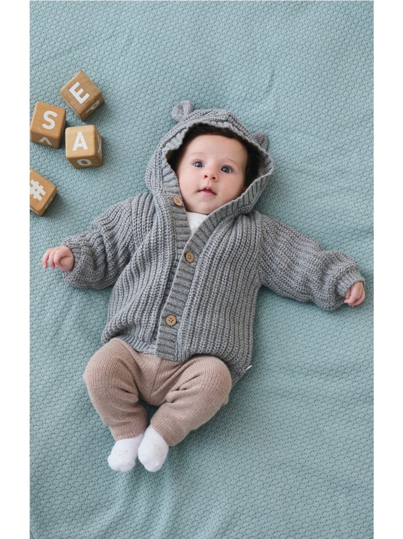 Mantelet en tricot, Noukie's Gris - Kiabi