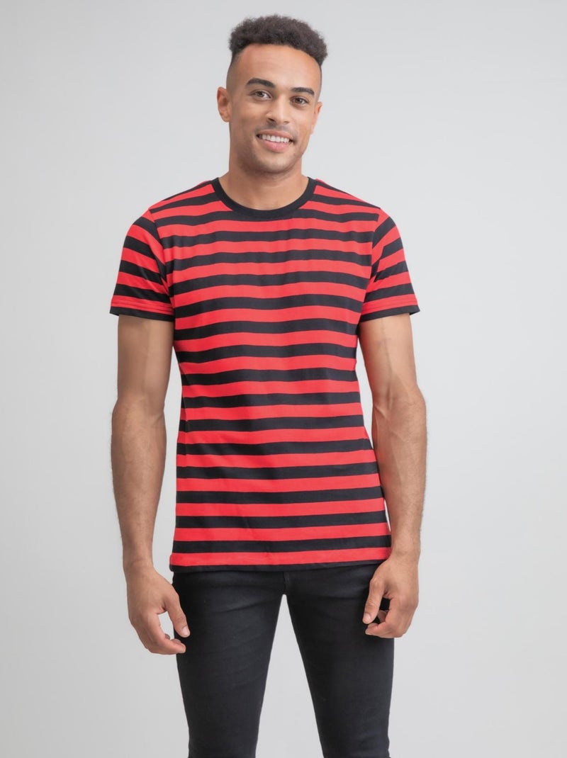 Mantis - T-shirt Noir Rouge - Kiabi