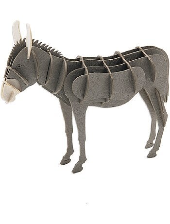 Maquette 3d en papier âne