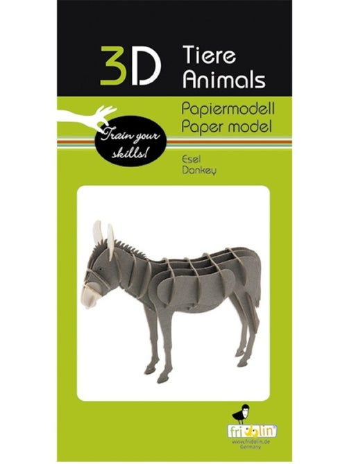 Maquette 3D en papier âne - Kiabi