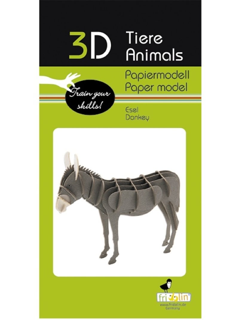 Maquette 3D en papier âne N/A - Kiabi