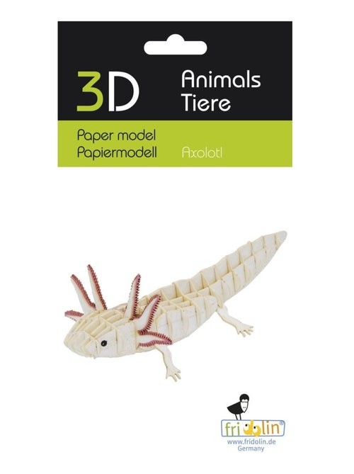 Maquette 3D en papier Axolotl - Kiabi