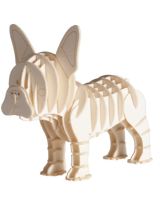 Maquette 3D en papier Bouledogue français - Kiabi