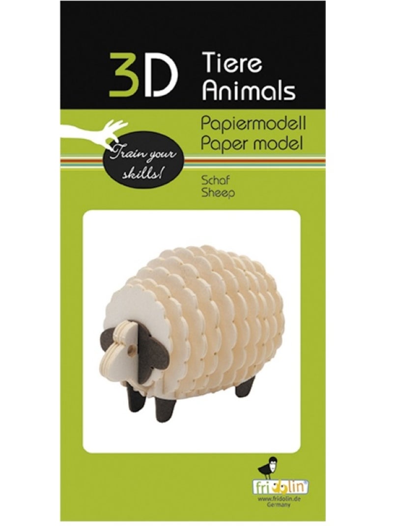 Maquette 3D en papier Brebis N/A - Kiabi