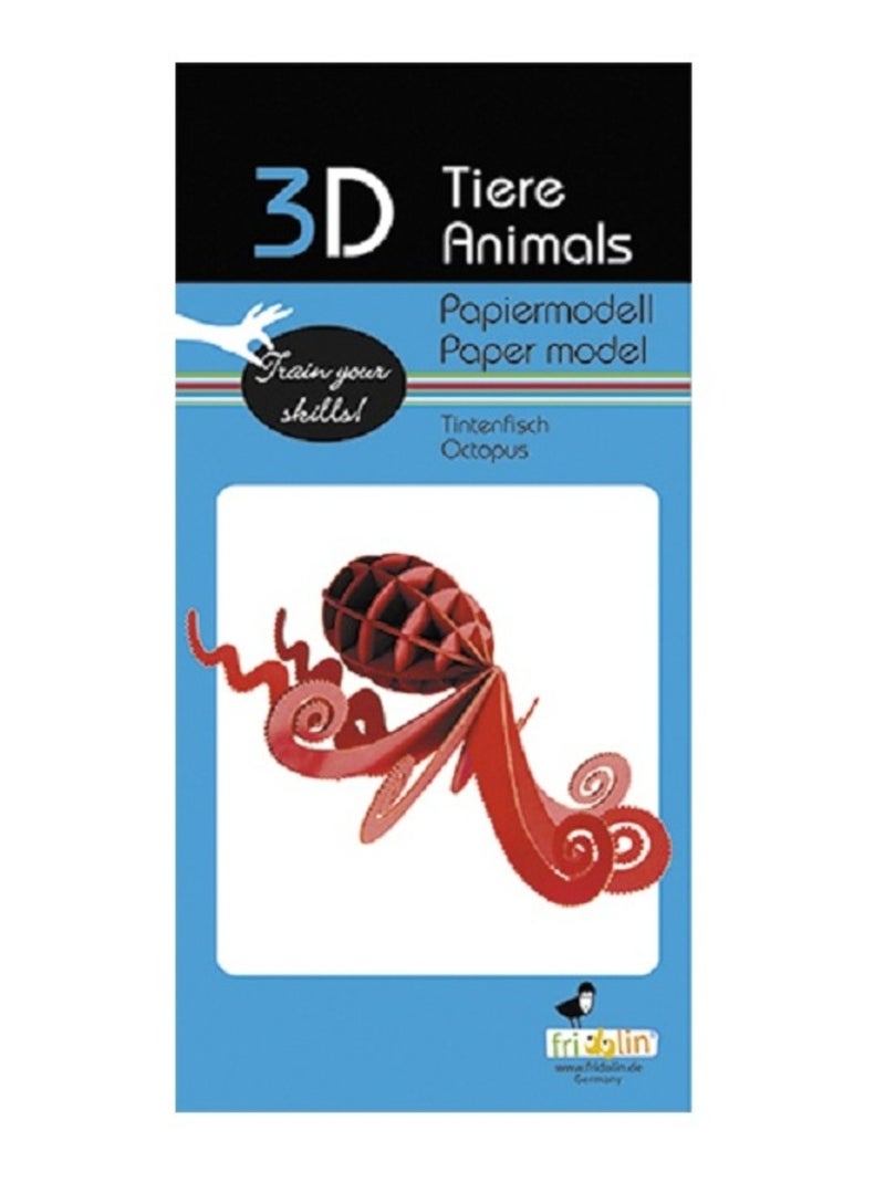 Maquette 3D en papier Calamar N/A - Kiabi