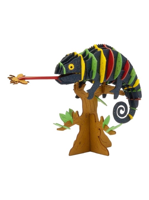 Maquette 3D en papier Caméléon coloré - Kiabi