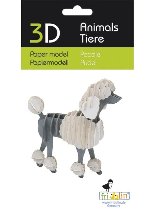 Maquette 3D en papier Caniche - Kiabi Maquette 3D en papier Caniche - Kiabi