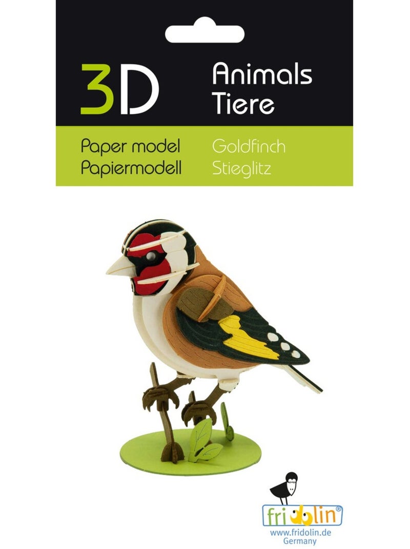 Maquette 3d en papier chardonneret elegant N/A - Kiabi
