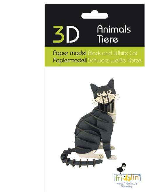 Maquette 3D en papier Chat - Kiabi Maquette 3D en papier Chat - Kiabi