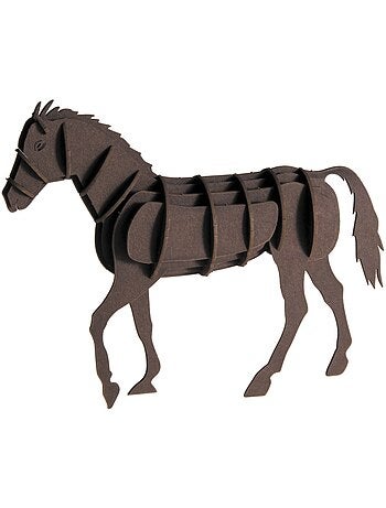 Maquette 3d en papier cheval
