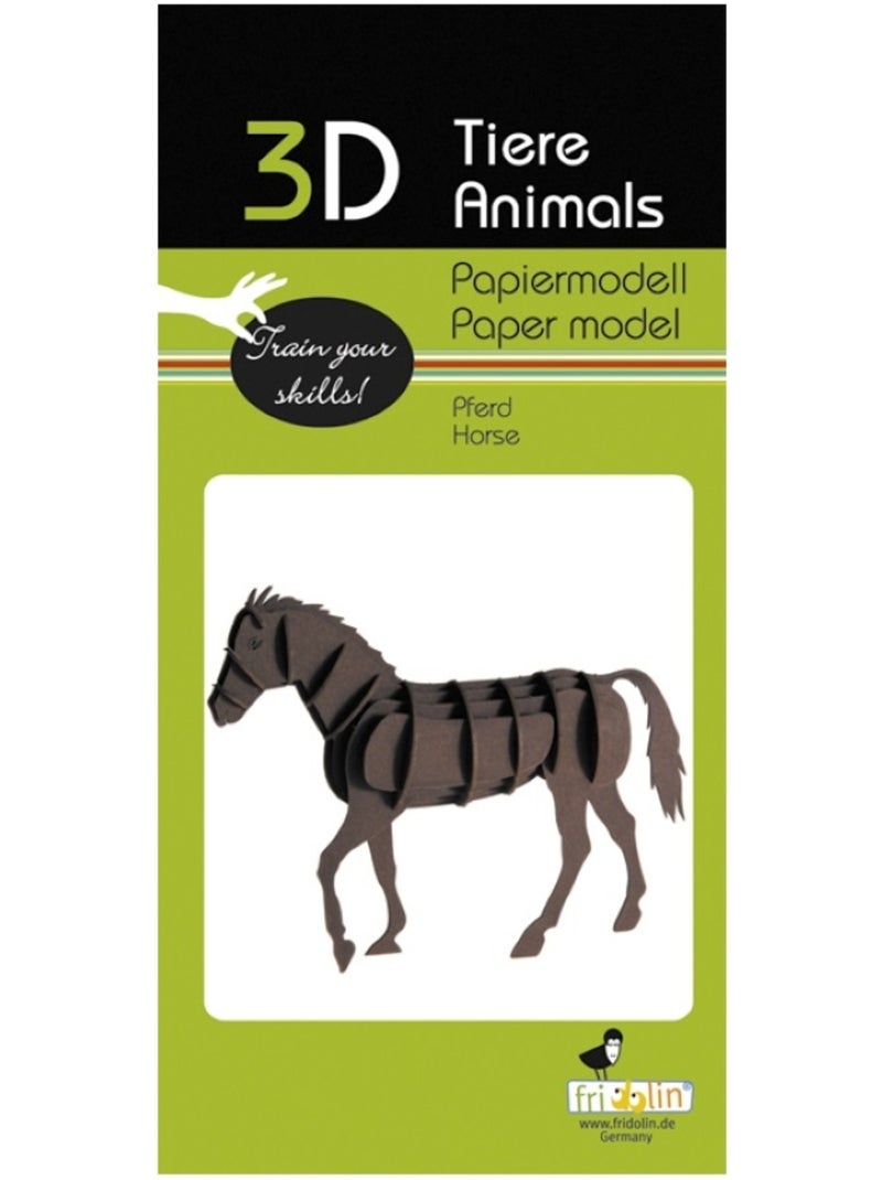 Maquette 3D en papier cheval N/A - Kiabi