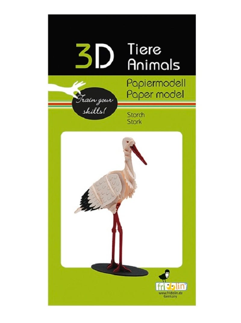 Maquette 3D en papier Cigogne N/A - Kiabi