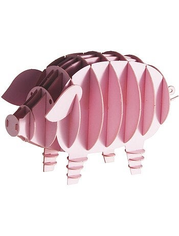 Maquette 3d en papier cochon