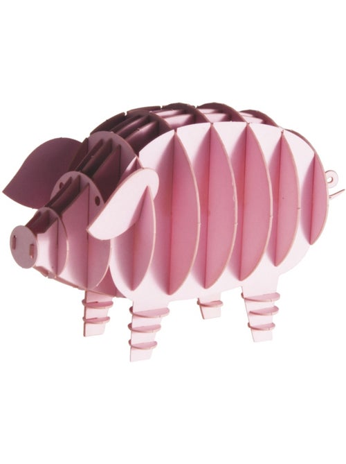 Maquette 3D en papier cochon - Kiabi