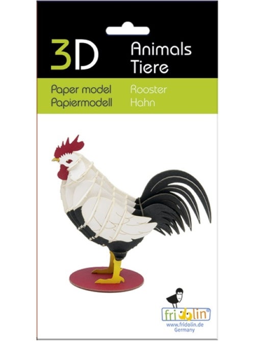 Maquette 3D en papier Coq - Kiabi
