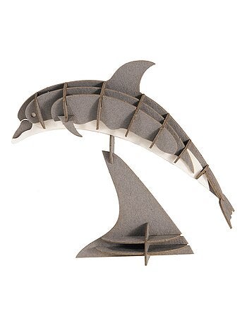 Maquette 3d en papier dauphin