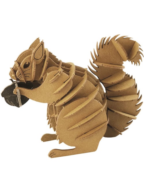 Maquette 3d en papier écureuil - Kiabi