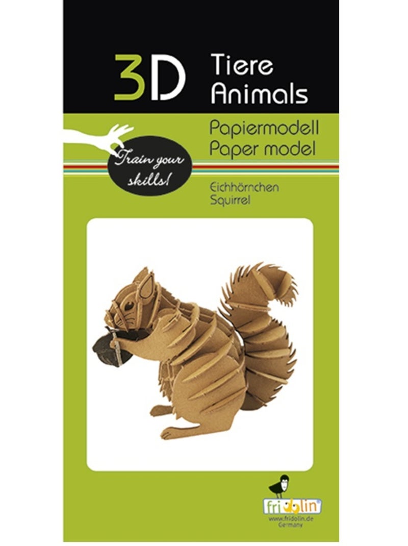 Maquette 3d en papier écureuil N/A - Kiabi